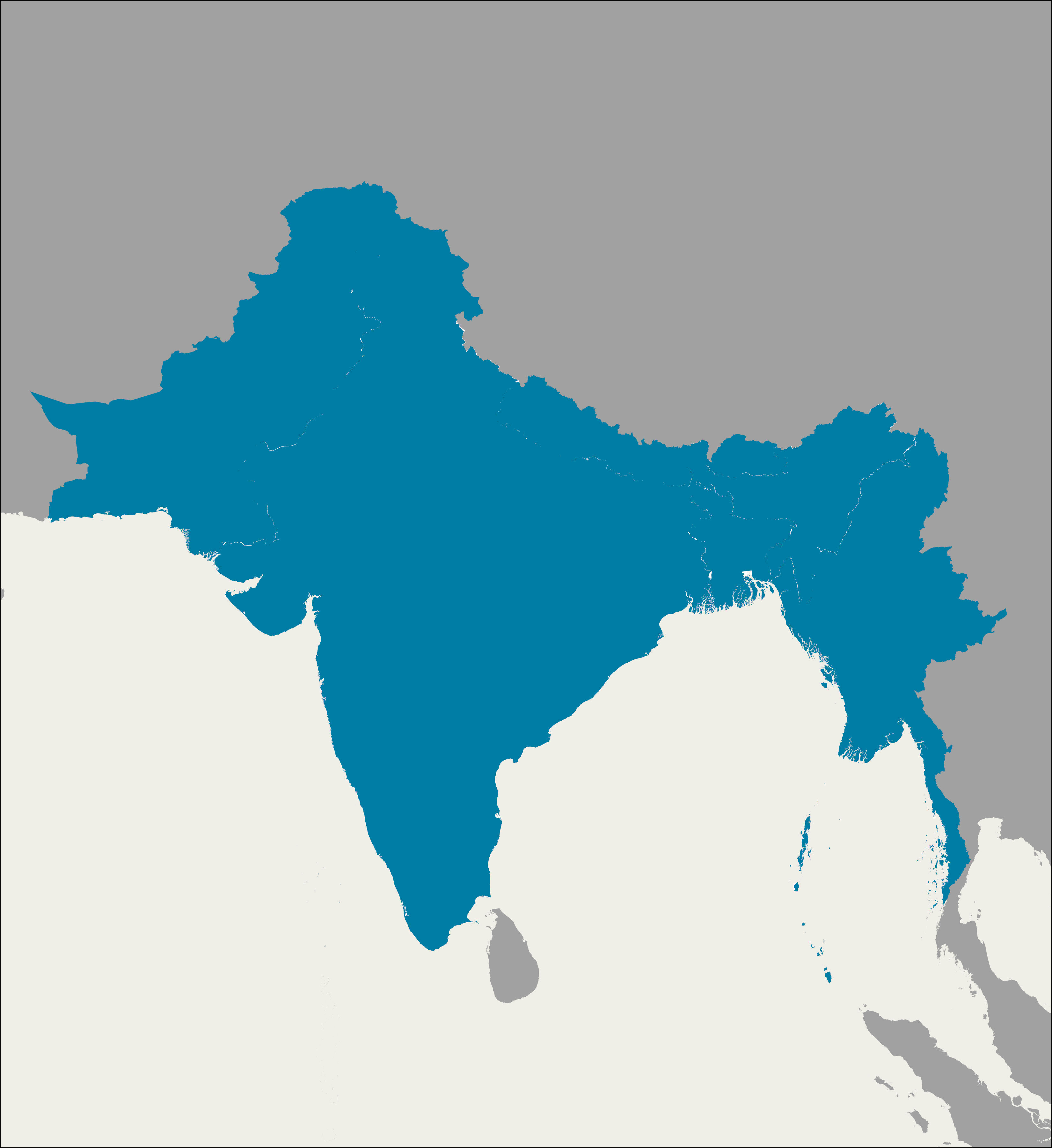 East Indian Mission Map 1851